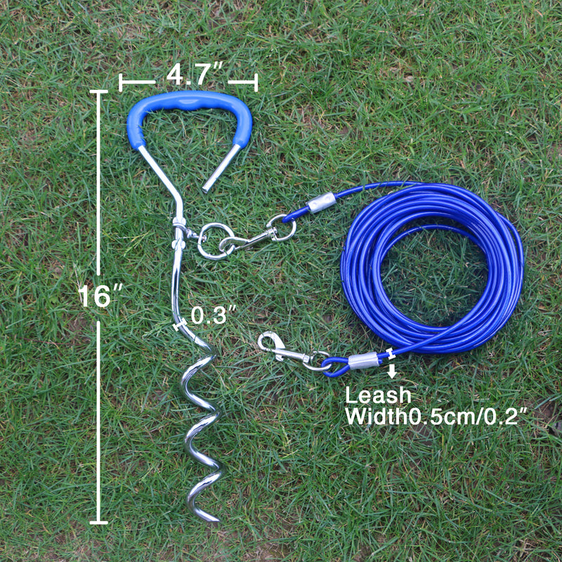 Dog Tie Out Cable and Stake
